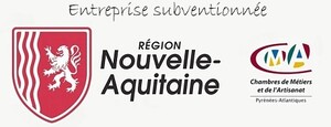 Entreprise subventionnée par la région Nouvelle-Aquitaine