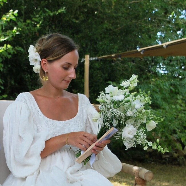 robe Marie-Astrid, gaze de lin et broderie anglaise, Marie Raczynski design