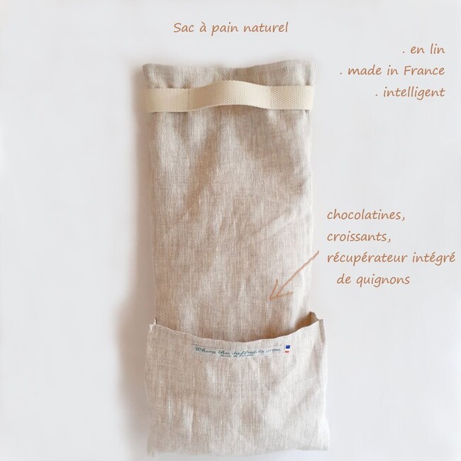 sac à pain en lin made in France