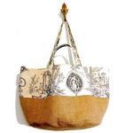 sac panier toile de jouy Diane